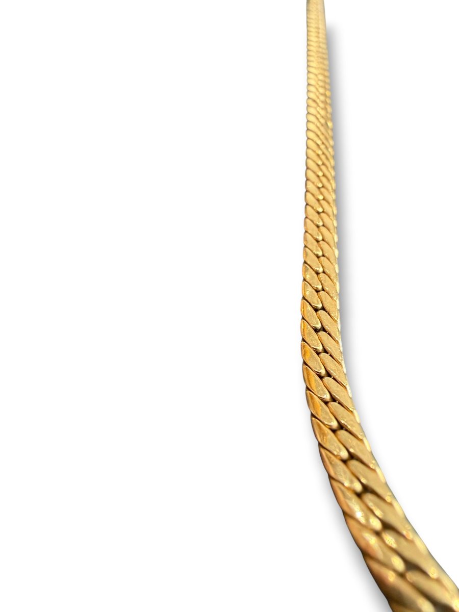 Gold Necklace With Rubies And Diamonds-photo-4