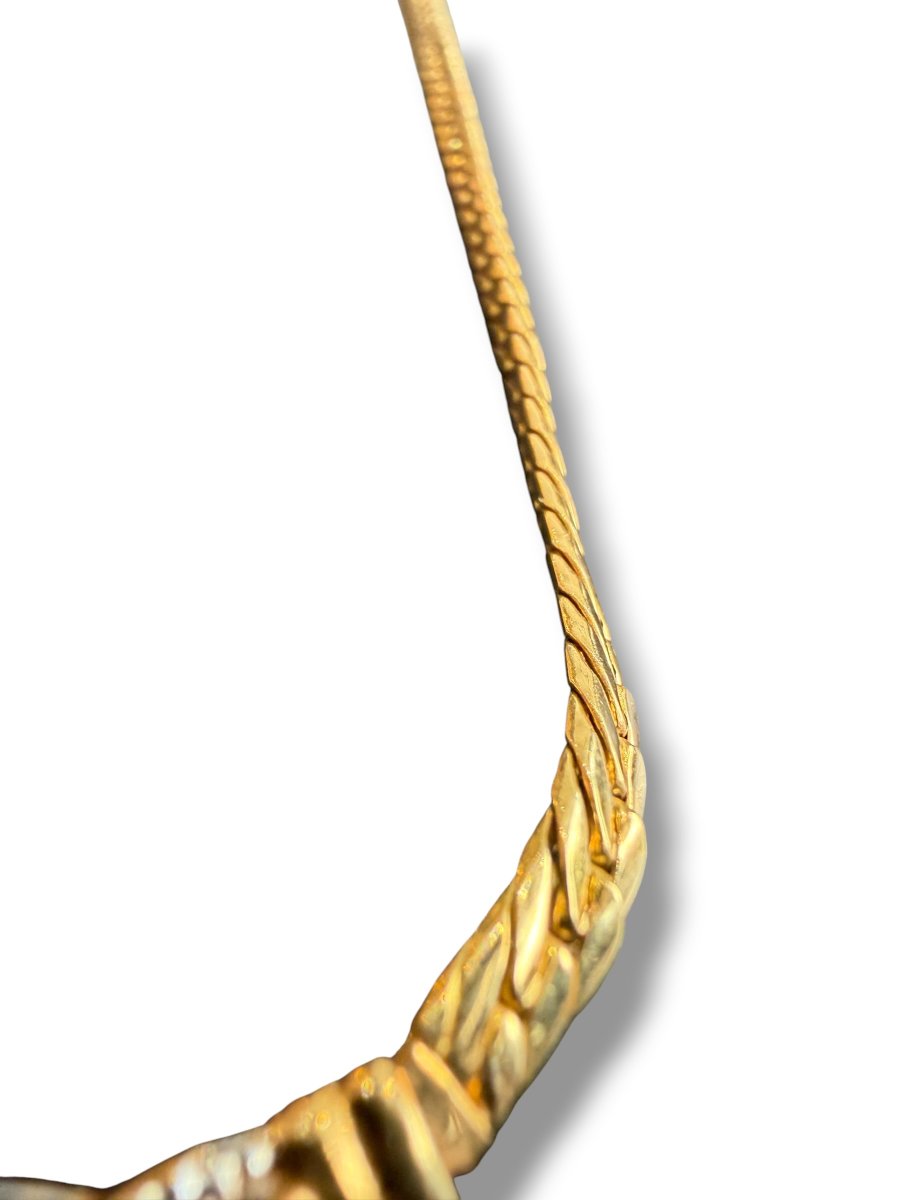 Gold Necklace With Rubies And Diamonds-photo-1