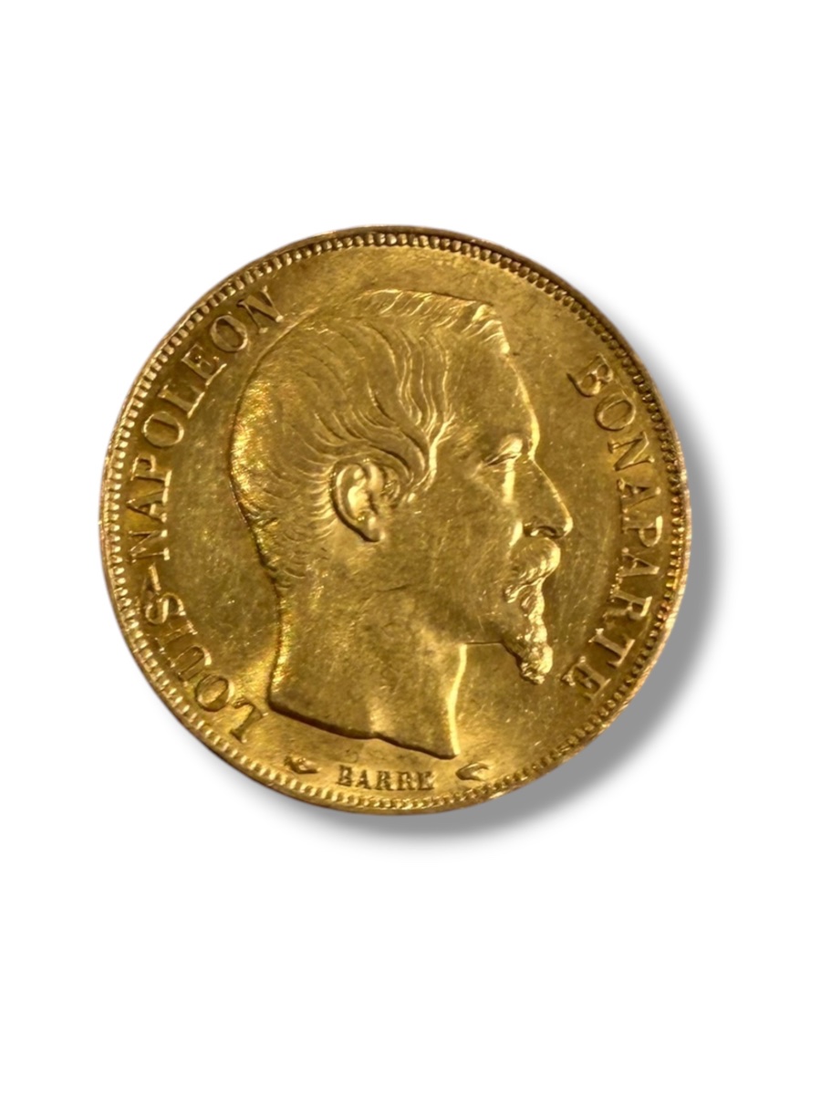 Pièce or 20 francs Louis-Napoléon Bonaparte 1852