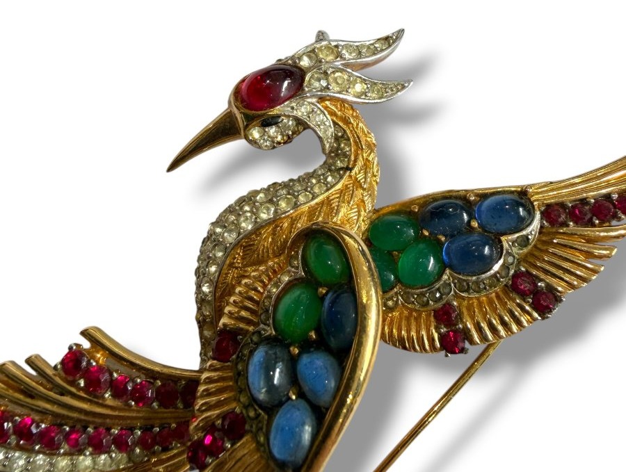 Marcel Boucher "bird Of Paradise" Brooch -photo-2