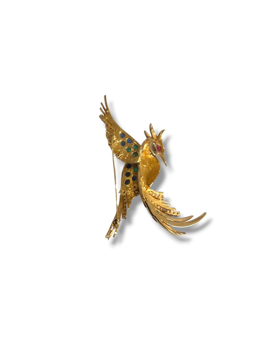 Marcel Boucher "bird Of Paradise" Brooch -photo-1
