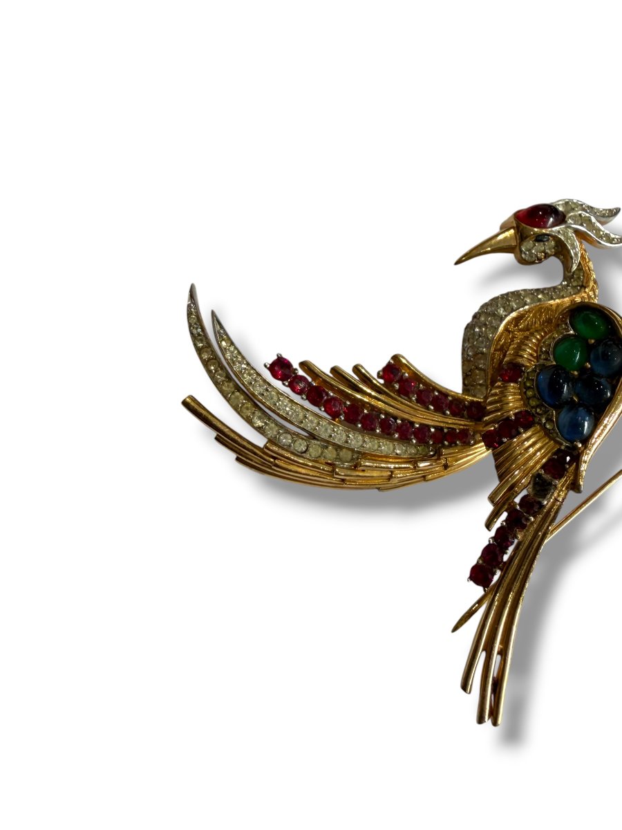 Marcel Boucher "bird Of Paradise" Brooch -photo-5