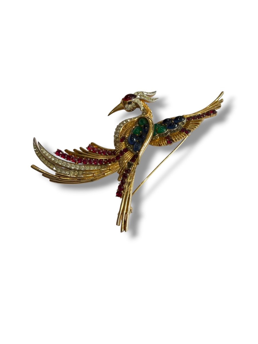 Marcel Boucher "bird Of Paradise" Brooch 