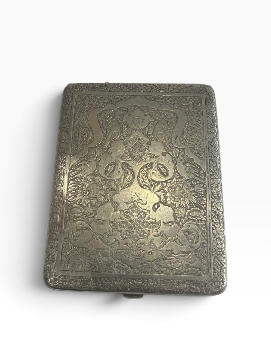  Solid Silver Cigarette Case  -photo-4