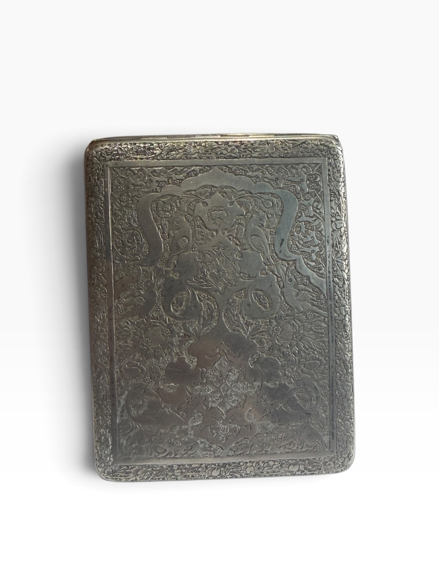  Solid Silver Cigarette Case  -photo-5