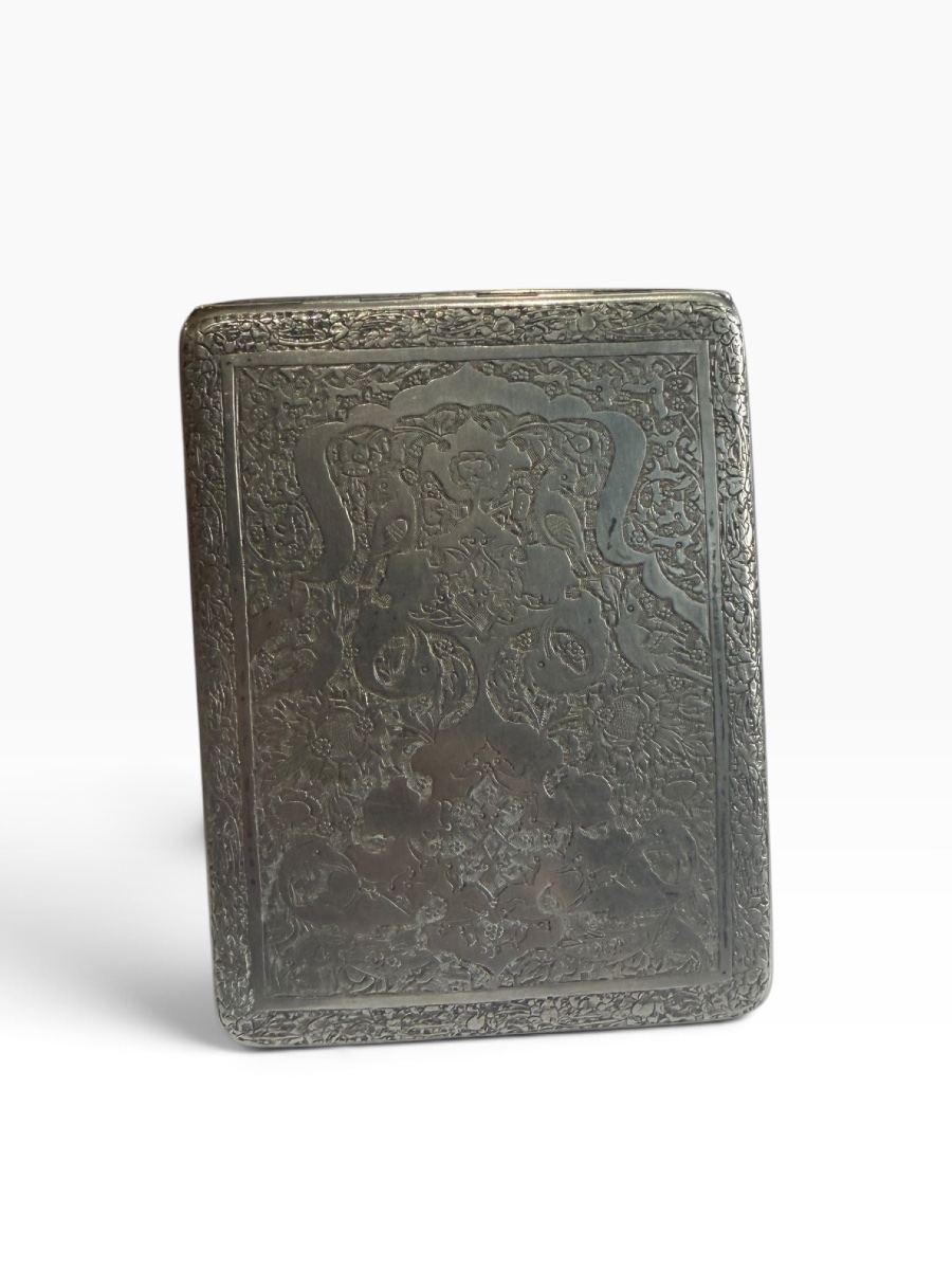  Solid Silver Cigarette Case  -photo-6