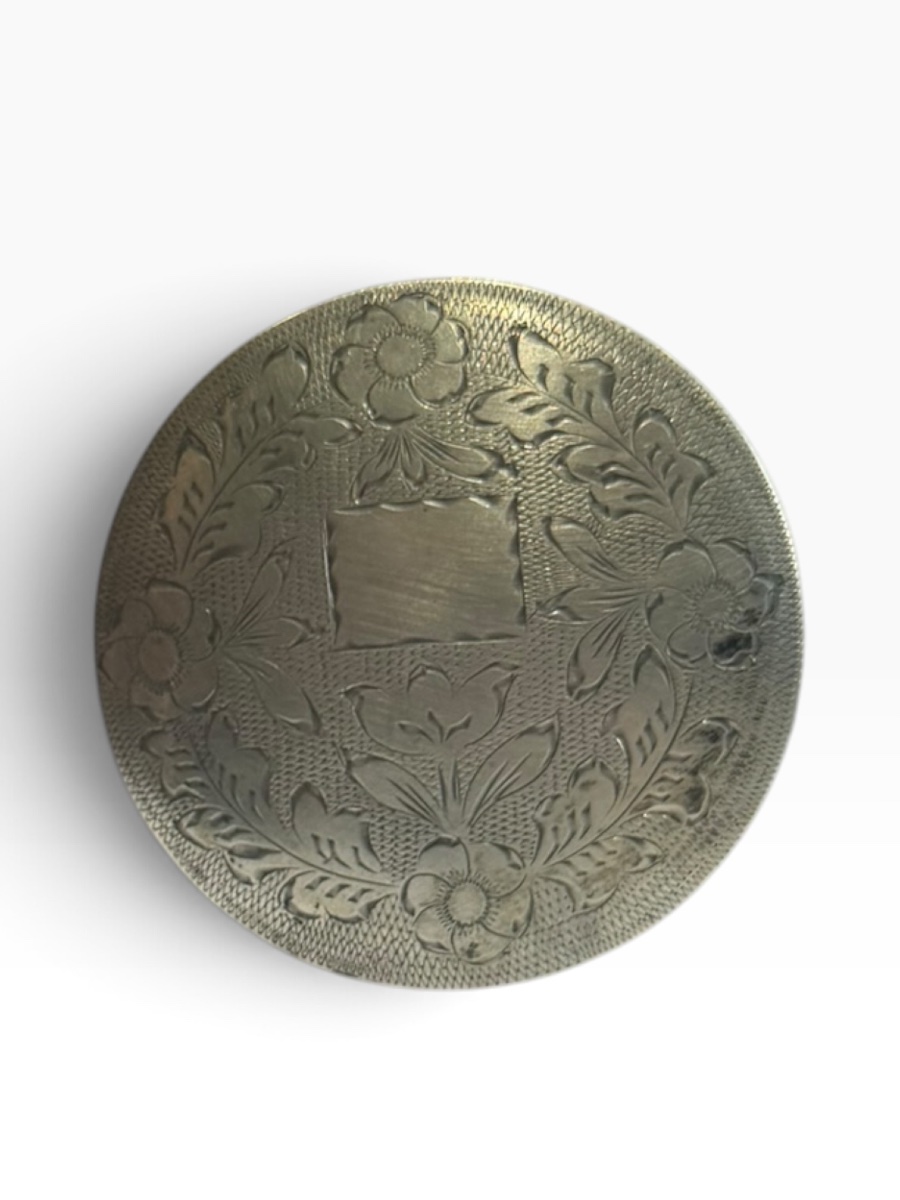 Solid Silver Powder Compact Clutch Bag-photo-4