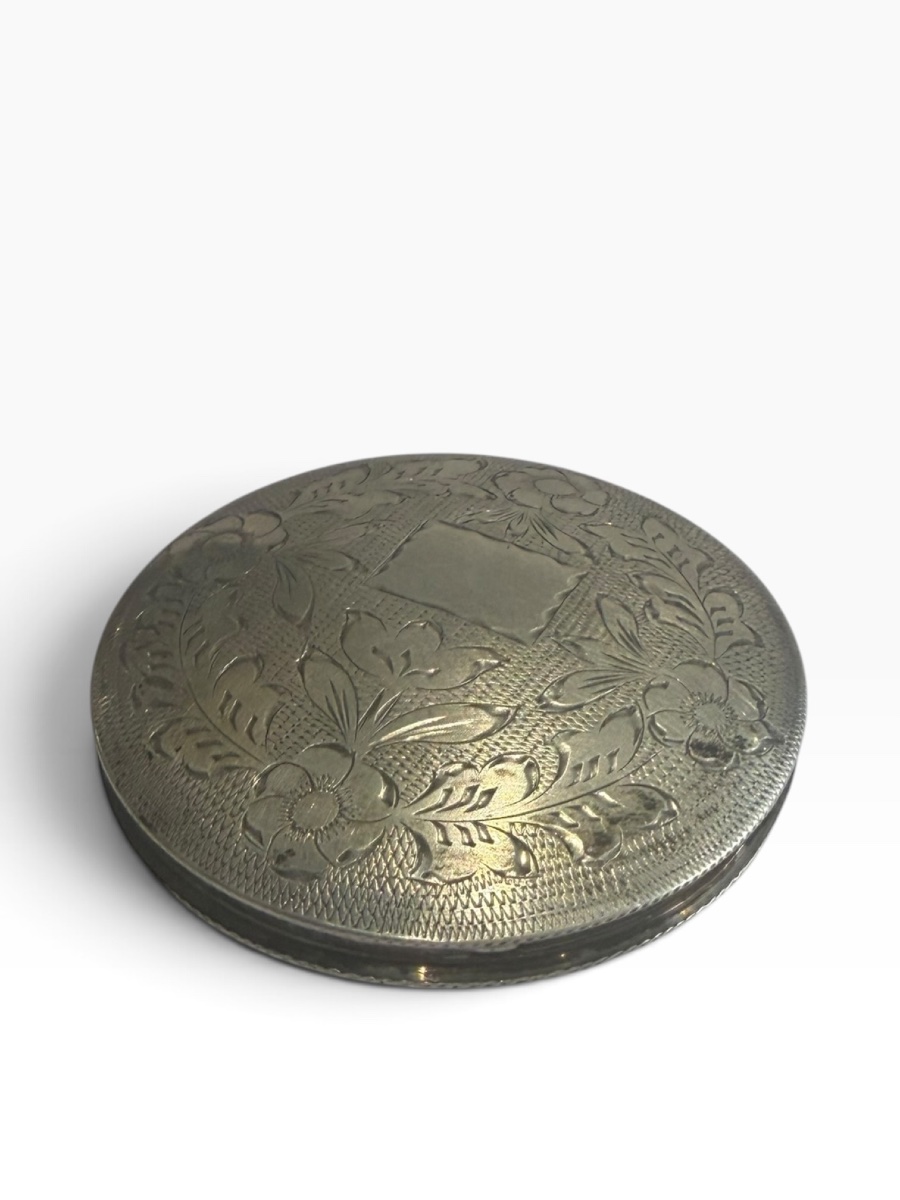 Solid Silver Powder Compact Clutch Bag-photo-8