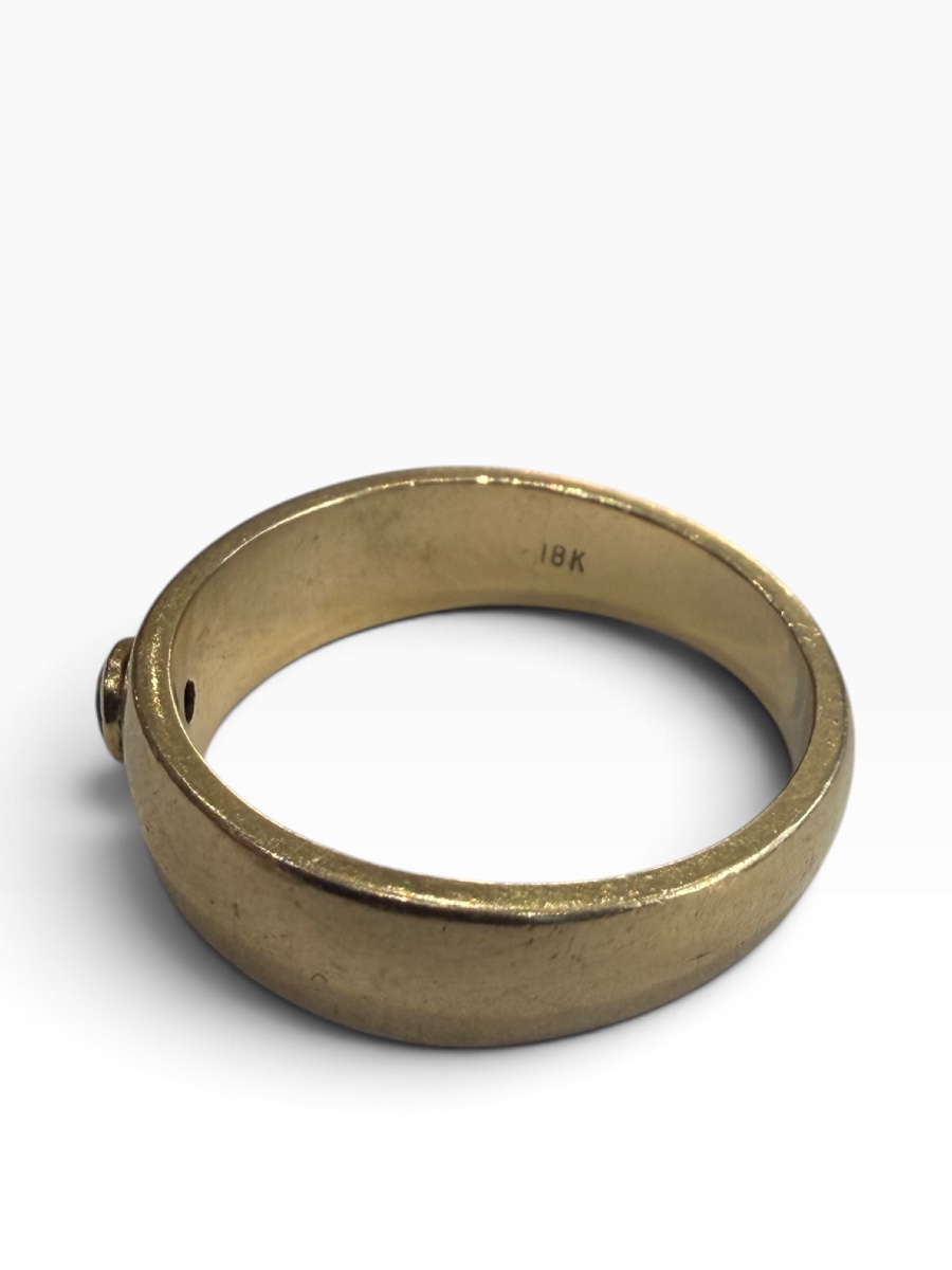 Bague solitaire or jaune emeraude-photo-6