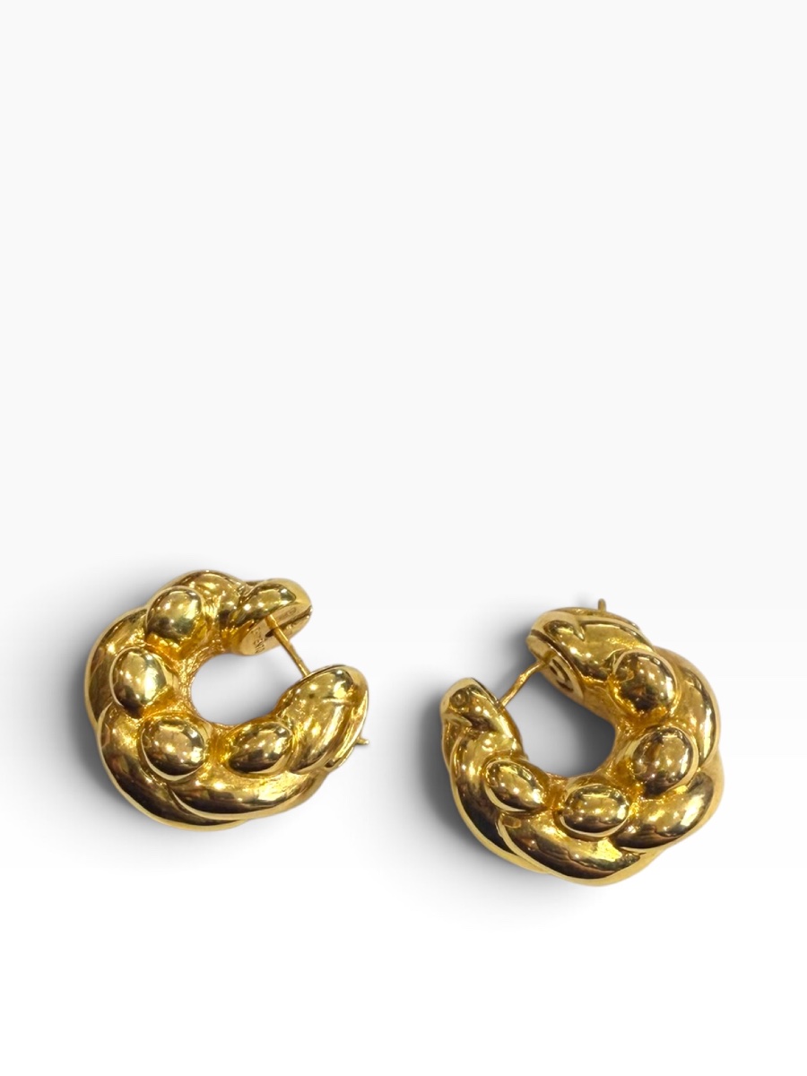 Chimento paire de boucles d’oreilles créoles or 18 carats