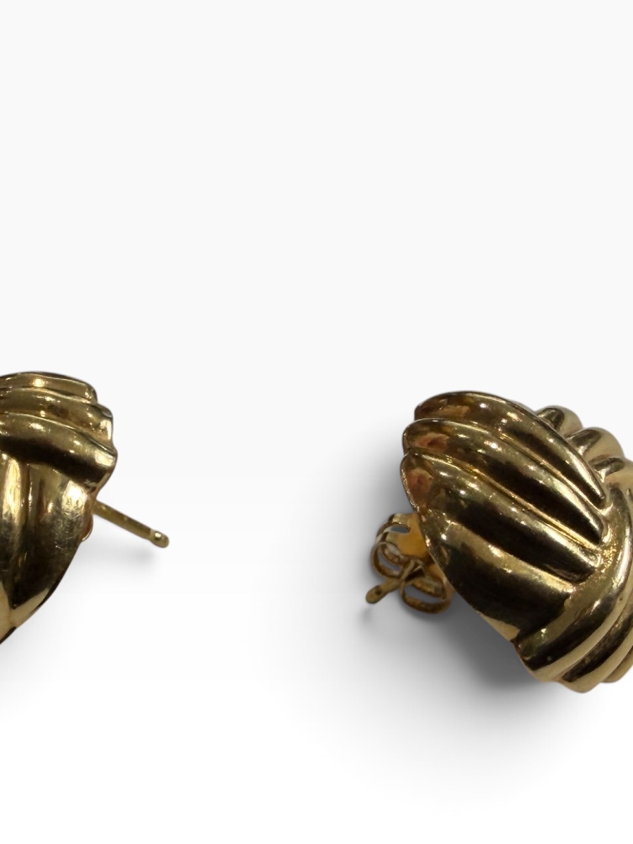 Paire de boucles d’oreilles or noeuds-photo-1