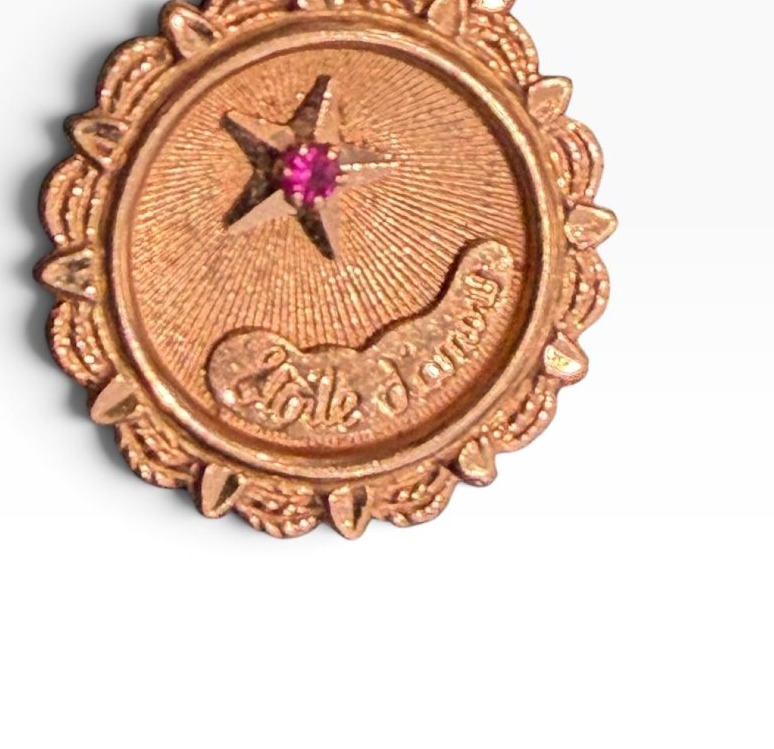 Gold Star Of Love Medal-photo-3