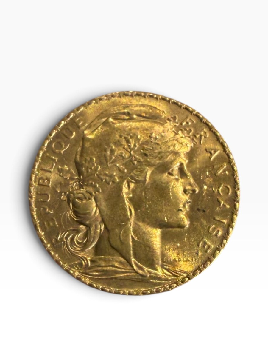 Pièce 20 francs or Coq Marianne 1908
