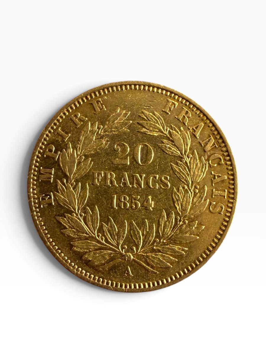 Pièce 20 francs or Napoléon III 1854-photo-2