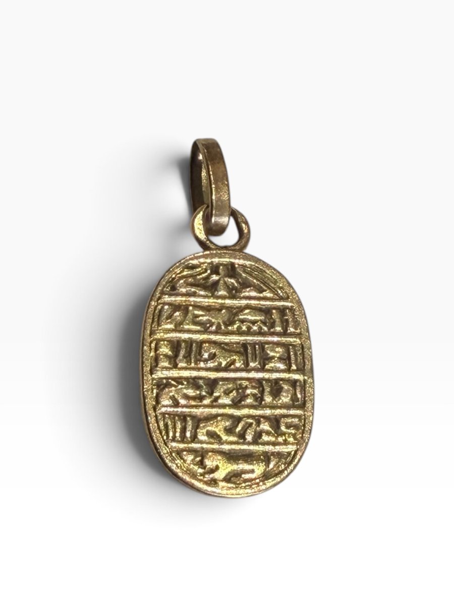 Pendentif scarabée en or -photo-3