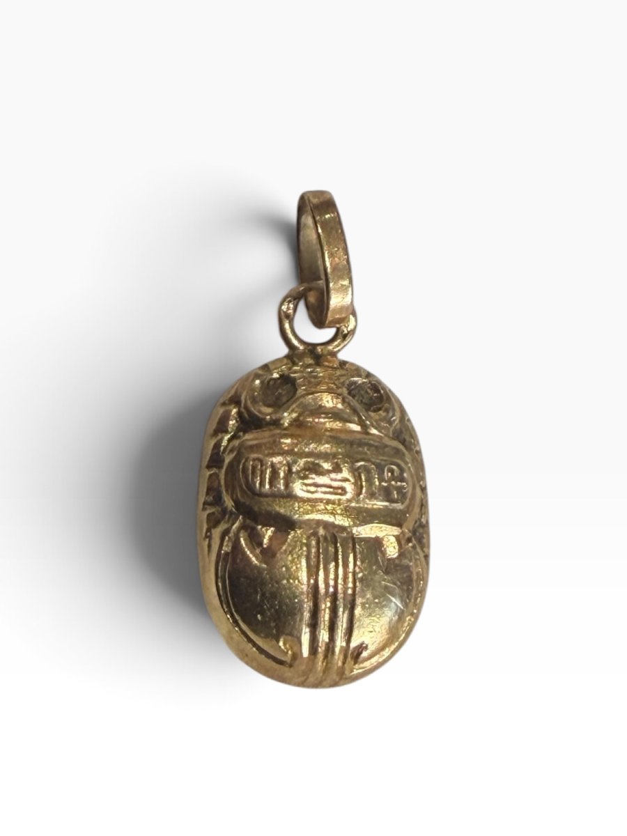 Pendentif scarabée en or -photo-2