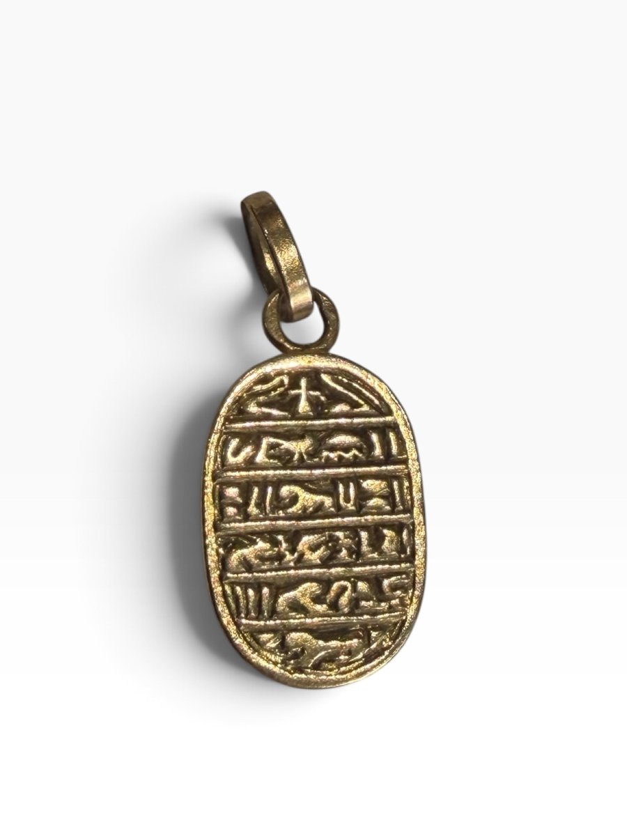Pendentif scarabée en or -photo-3