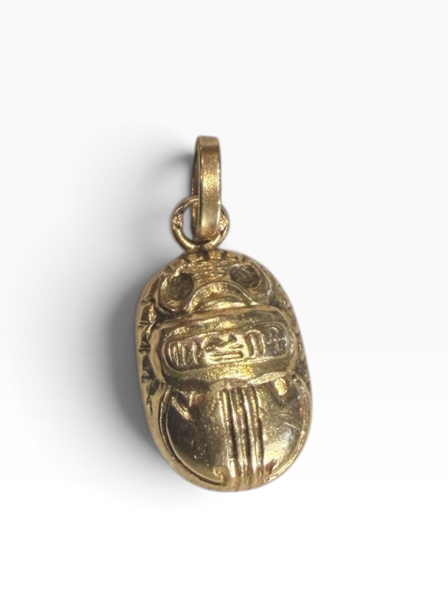 Pendentif scarabée en or -photo-5