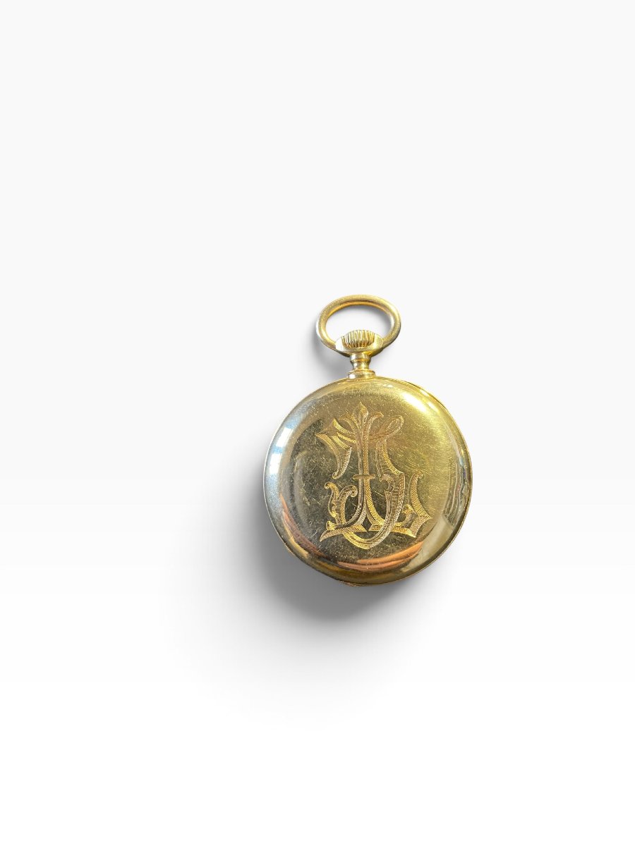 Leroy & Fils Paris Gold Pocket Watch-photo-2