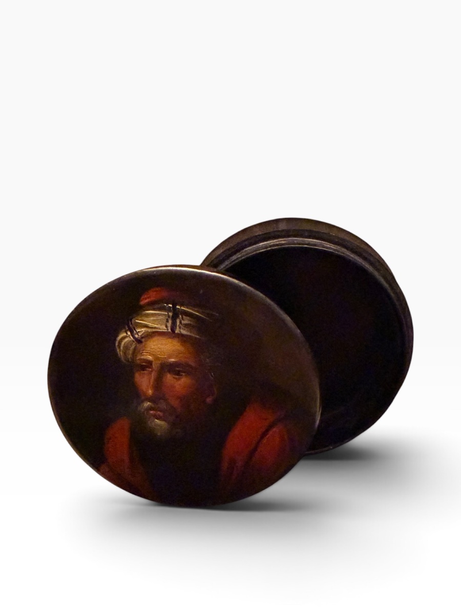 Boîte homme au turban Napoléon III 