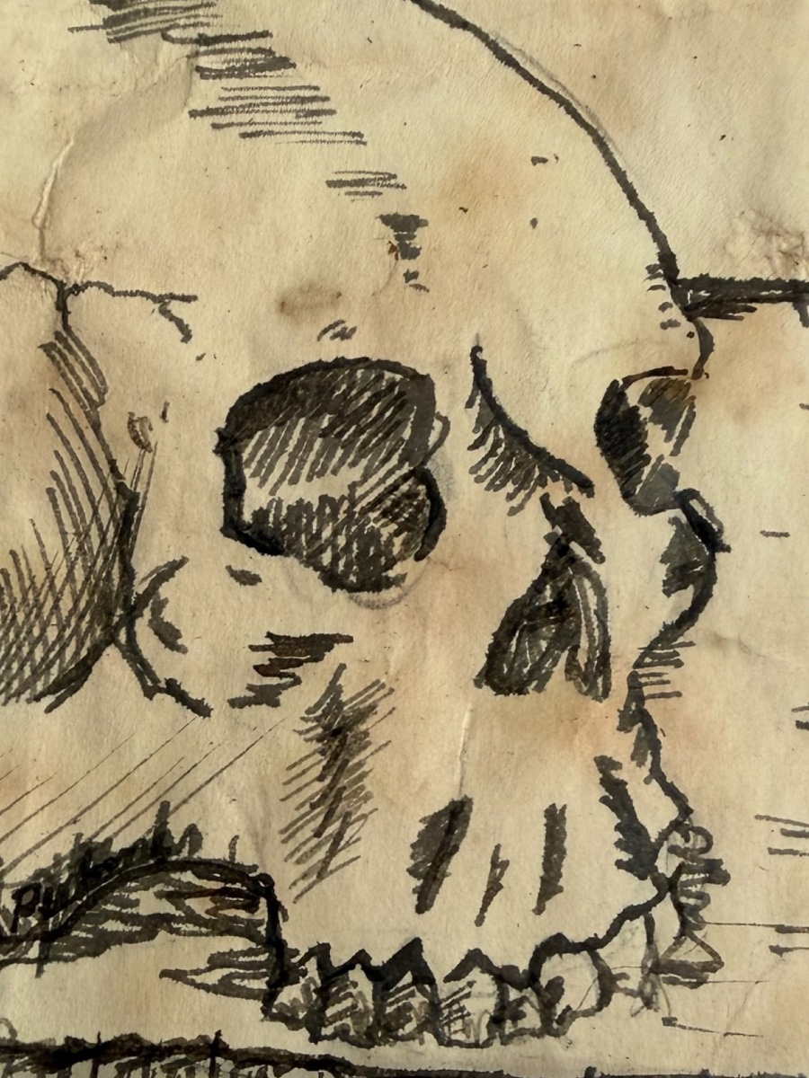 Vanity: Ink Drawing On Paper-photo-2