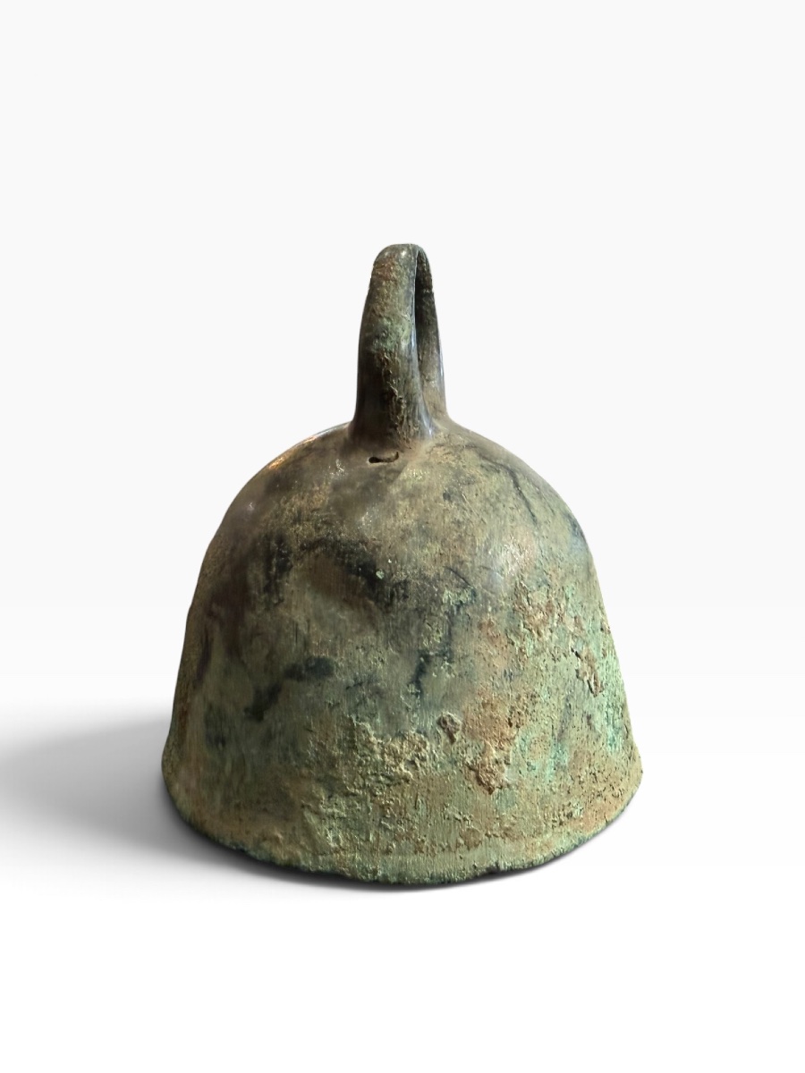 Antique Chinese Medieval Bronze Bell-photo-2