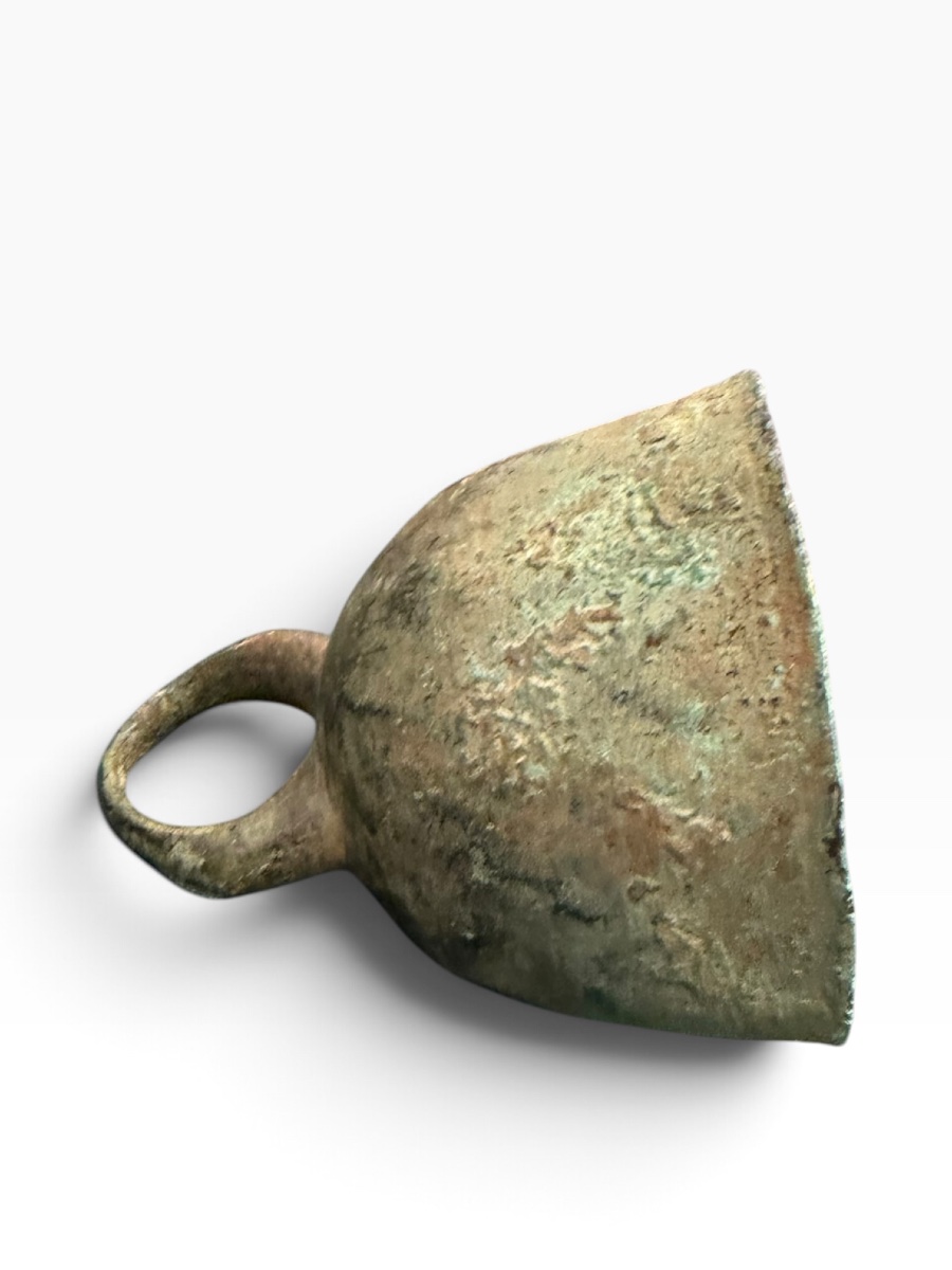 Antique Chinese Medieval Bronze Bell-photo-4