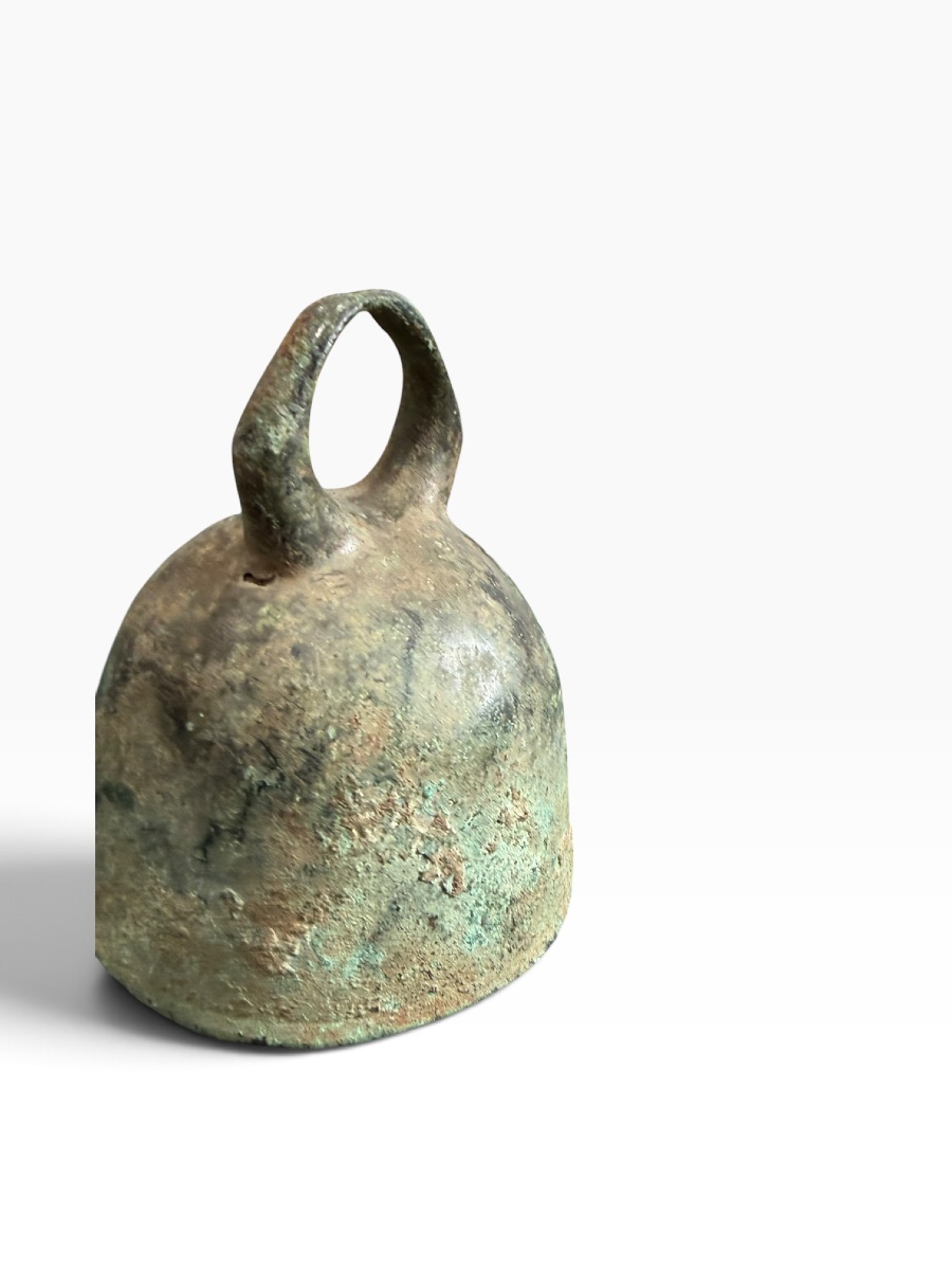 Antique Chinese Medieval Bronze Bell-photo-4