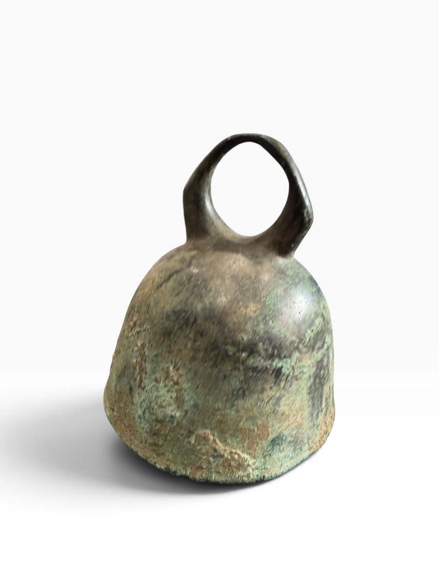 Antique Chinese Medieval Bronze Bell-photo-5