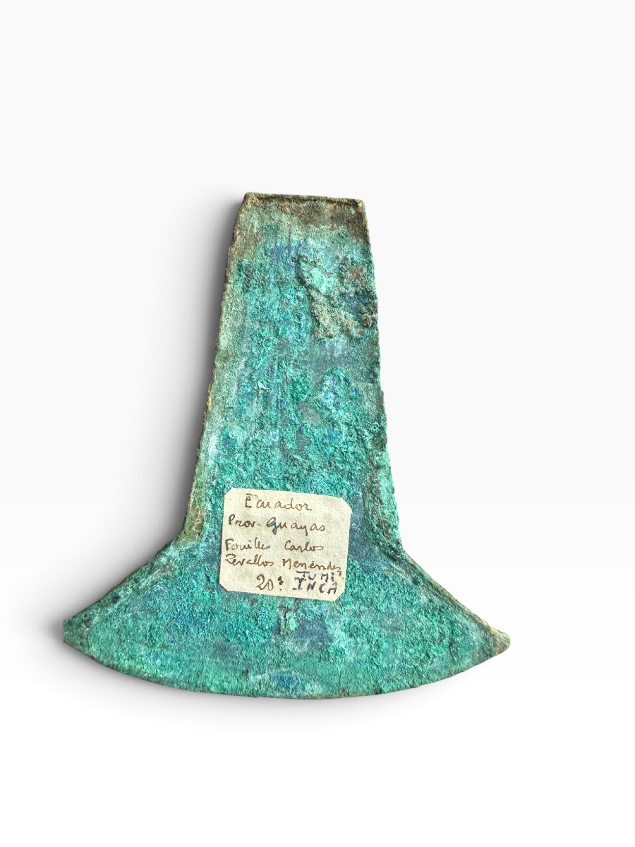 Ecuador: Pre-columbian Bronze Axe-photo-2