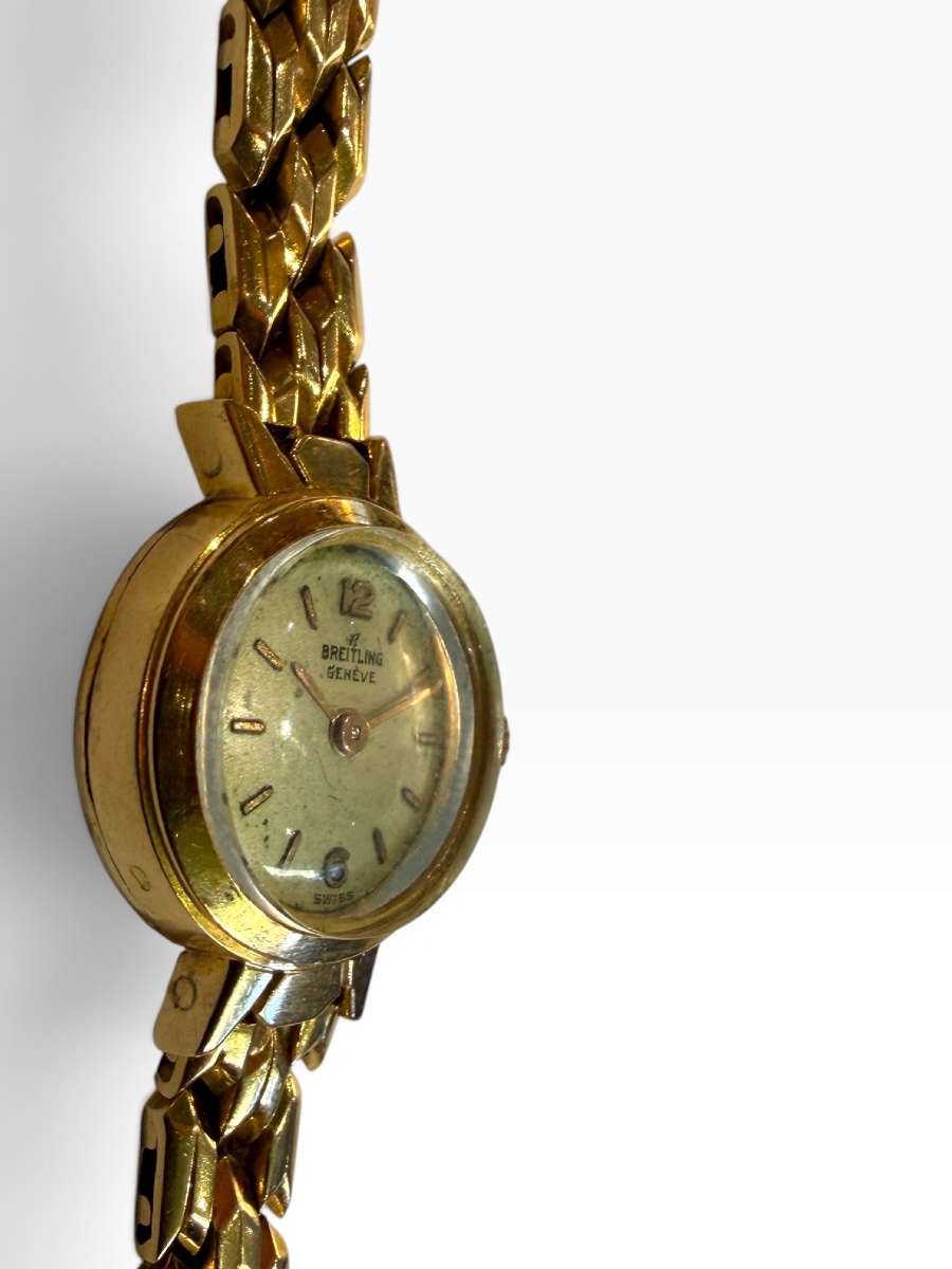 Breitling Geneva Women's Gold Watch -photo-1