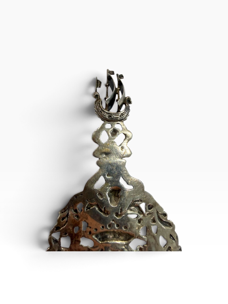 Dutch Silver Boat-motif Fork-photo-2