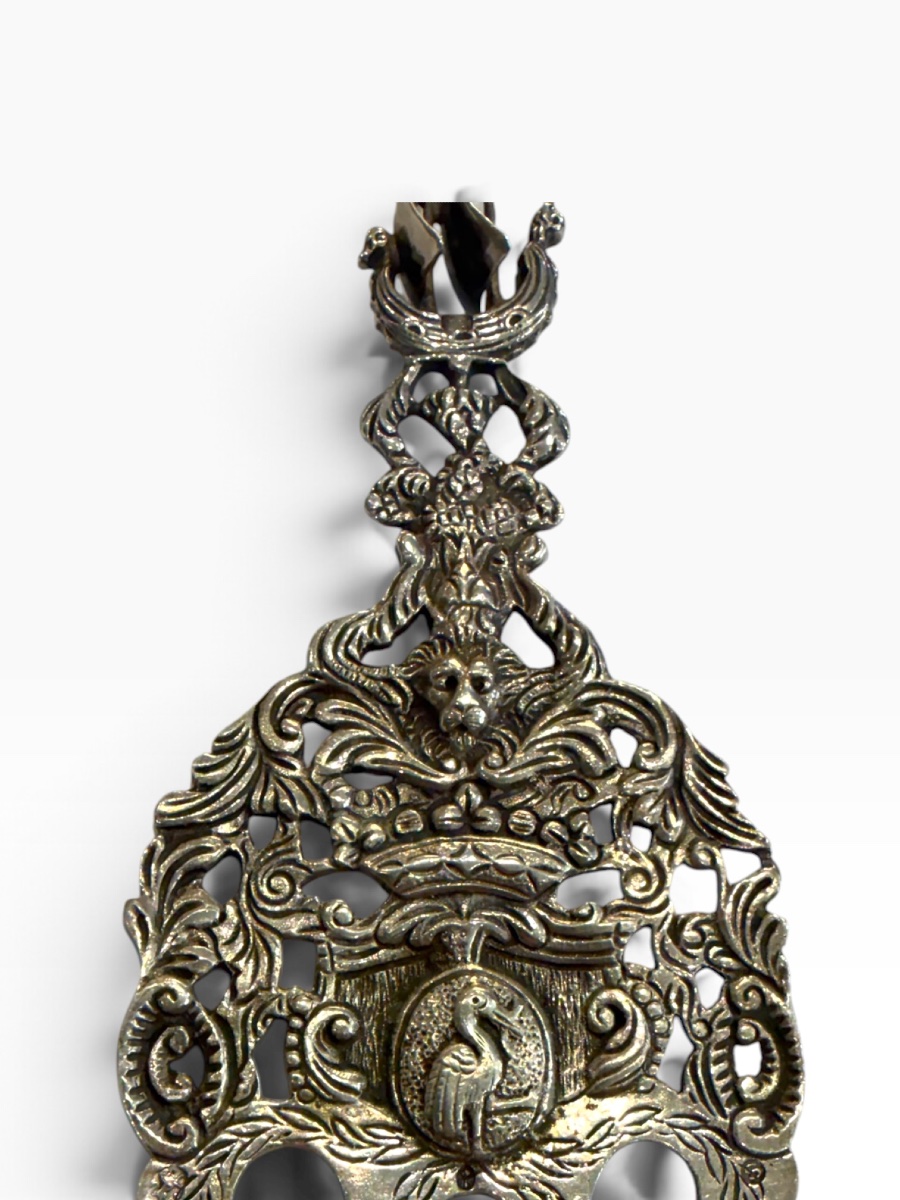Dutch Silver Boat-motif Fork-photo-5