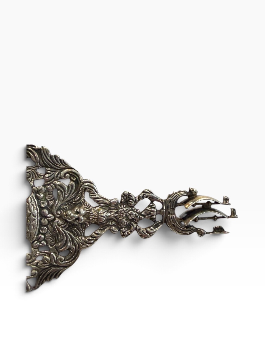 Dutch Silver Boat-motif Fork-photo-7