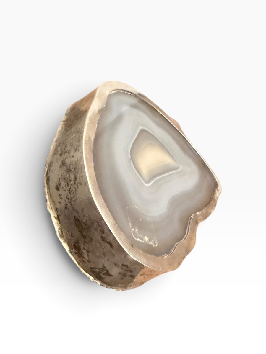 Agate And Solid Silver Cup By Luiz Ferreira-photo-6