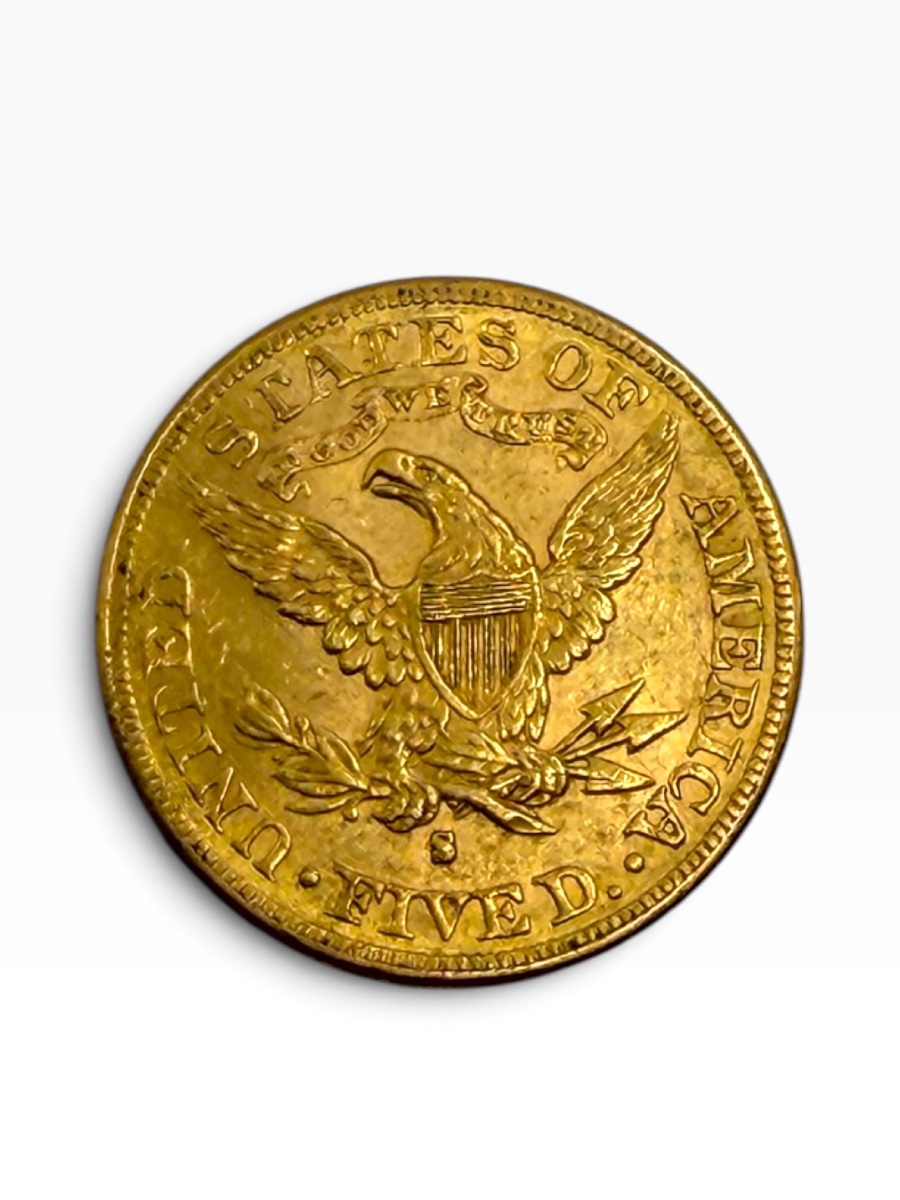 1887 Liberty $5 Gold Coin -photo-2