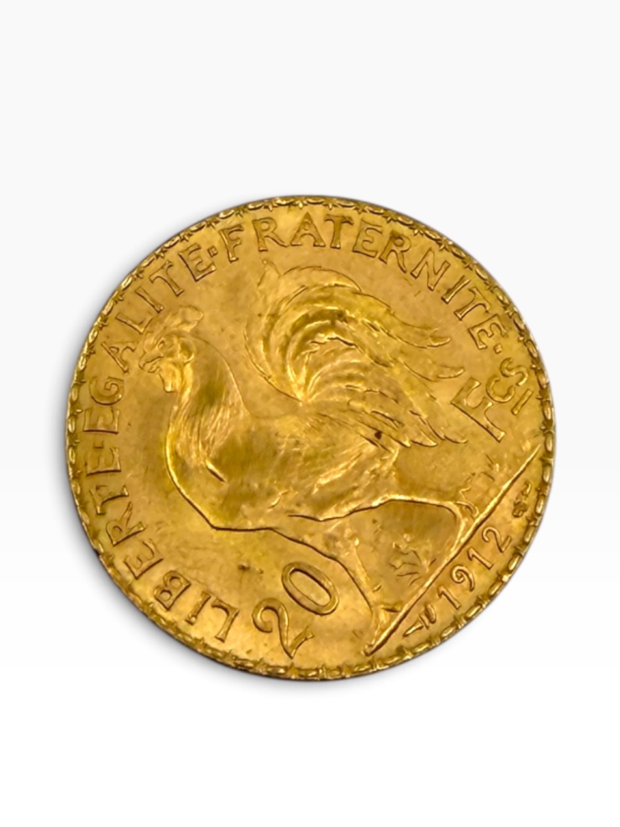 Pièce 20 francs or Coq Marianne 1912-photo-2