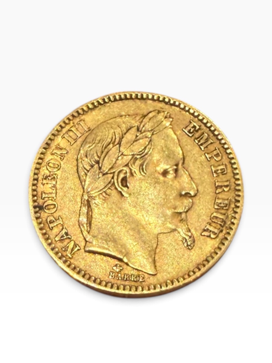 1862 Napoleon III 20-franc Gold Coin
