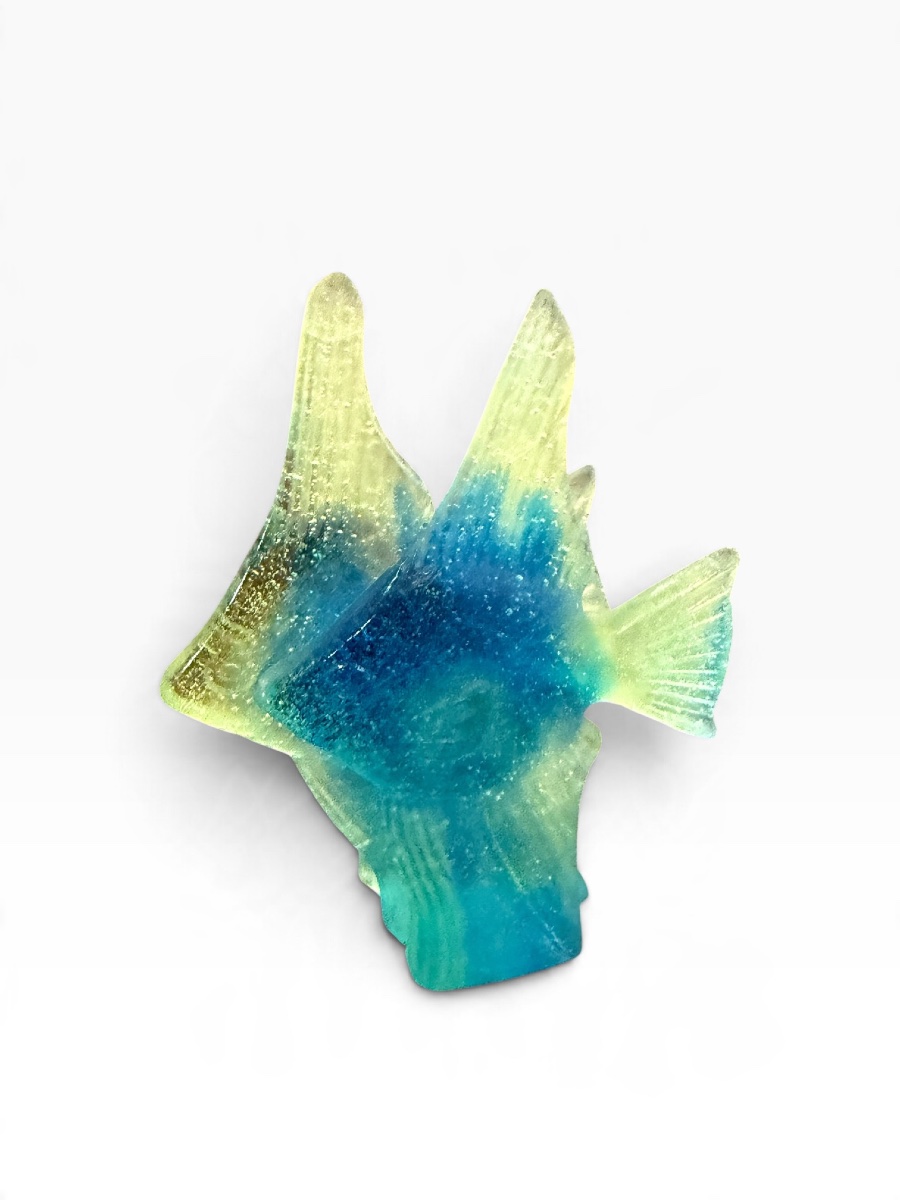 Daum Pair Of Fish Made Of Glass Paste