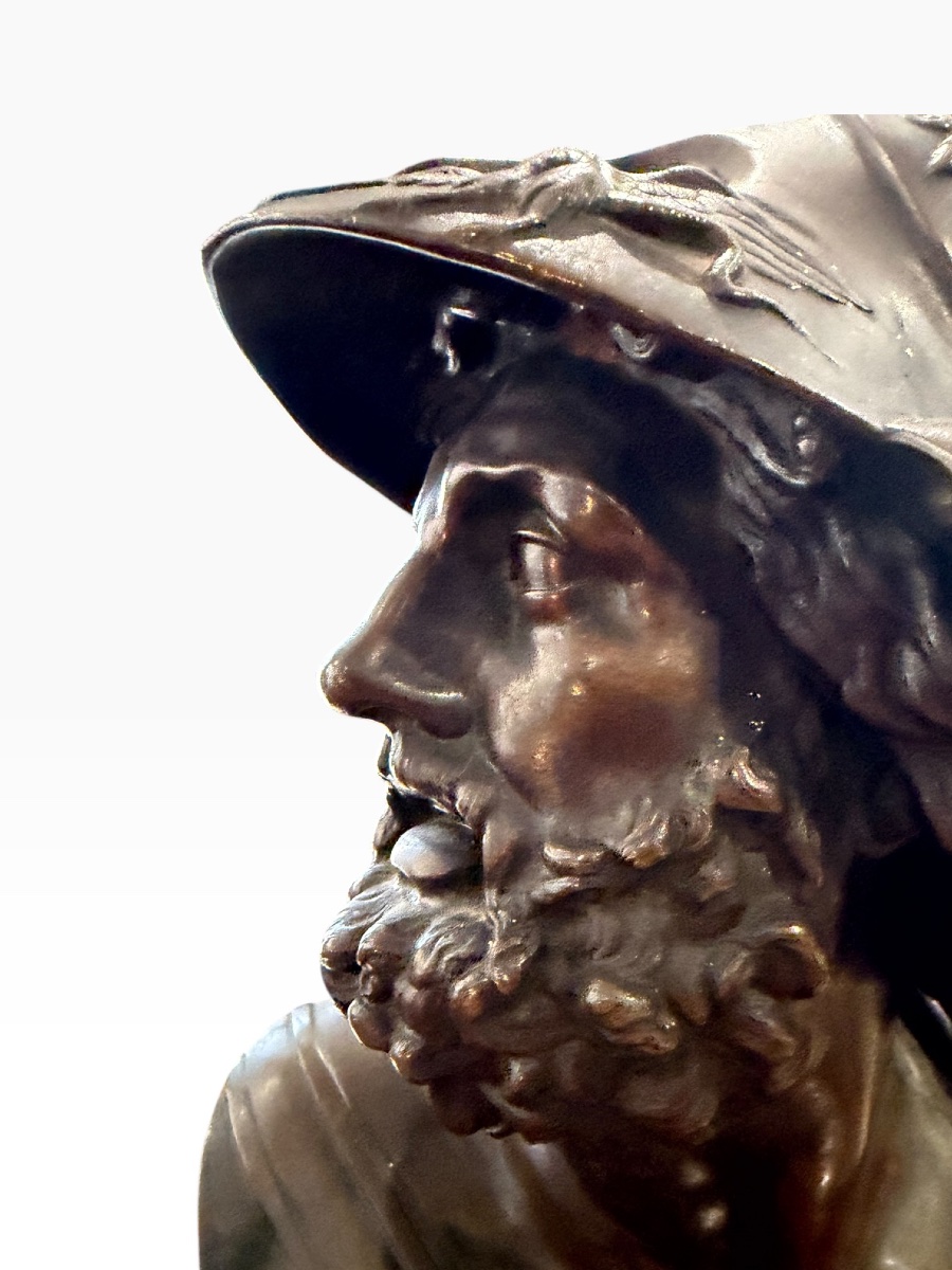 Bronze Bust Of King Menelaus -photo-3