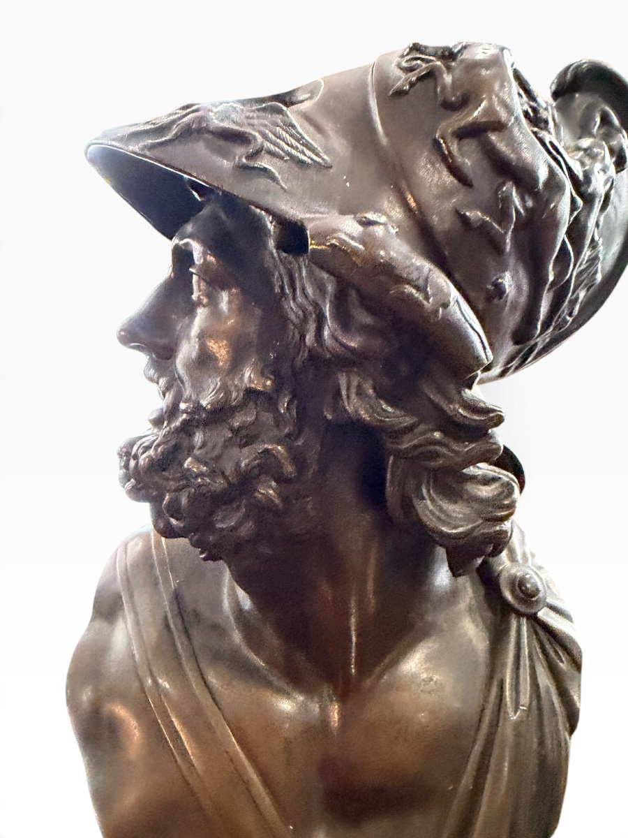 Bronze Bust Of King Menelaus -photo-3