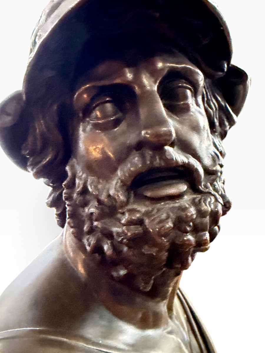 Bronze Bust Of King Menelaus -photo-4