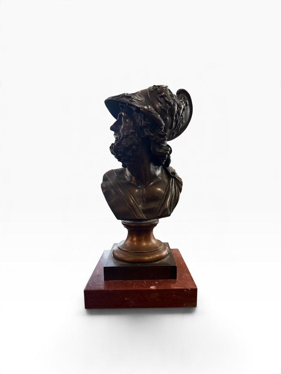 Bronze Bust Of King Menelaus -photo-5