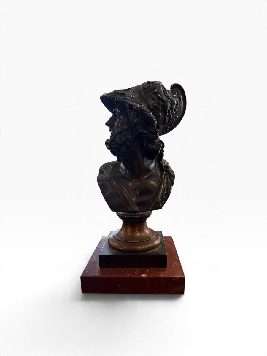 Bronze Bust Of King Menelaus -photo-7