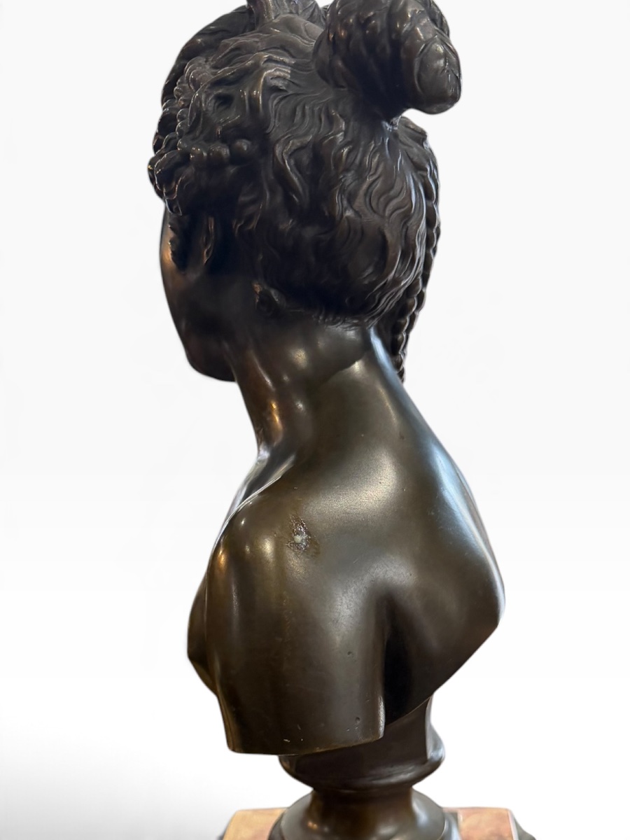 Buste de Vénus XIXeme en bronze -photo-4