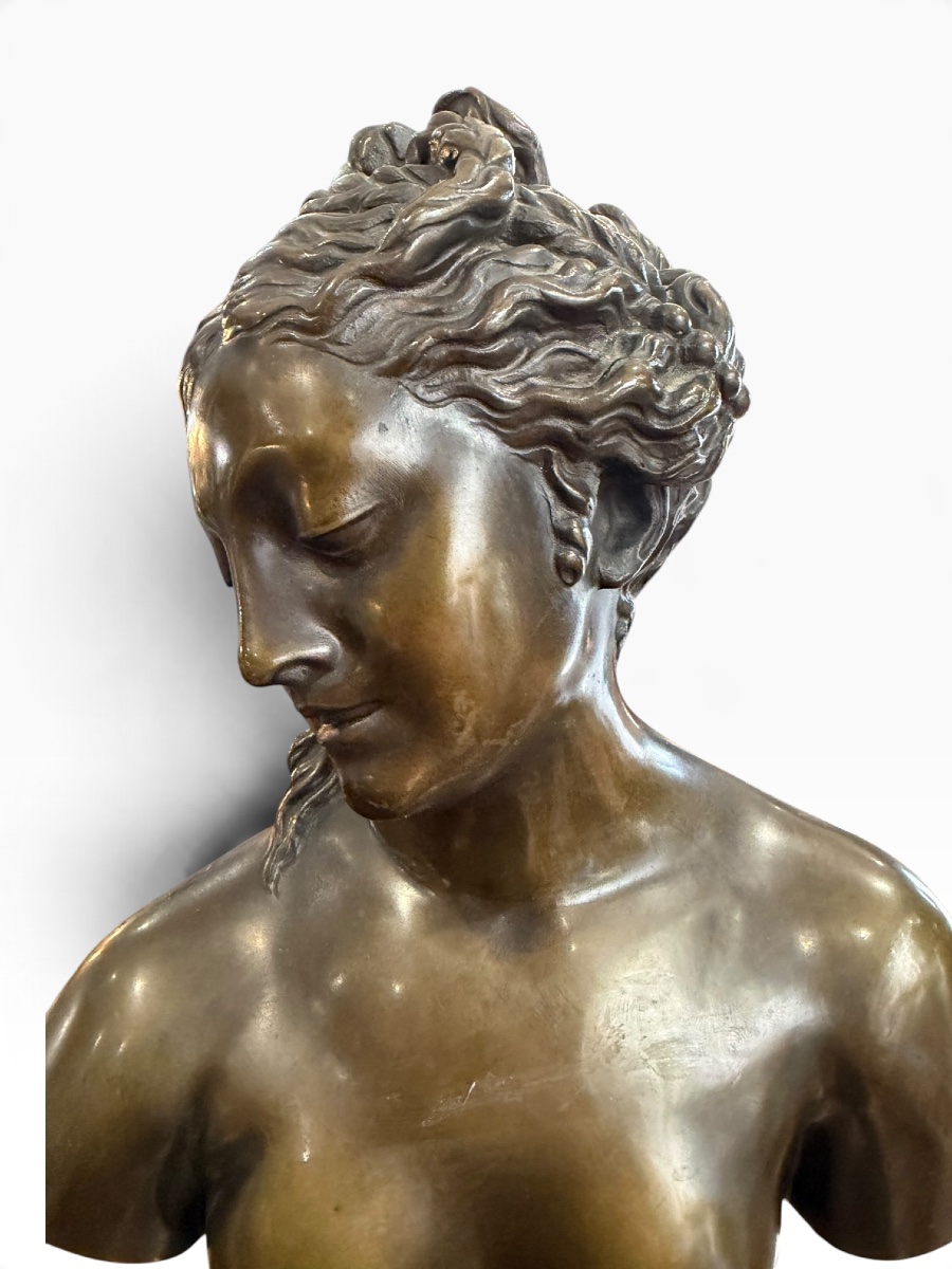 Buste de Vénus XIXeme en bronze -photo-1