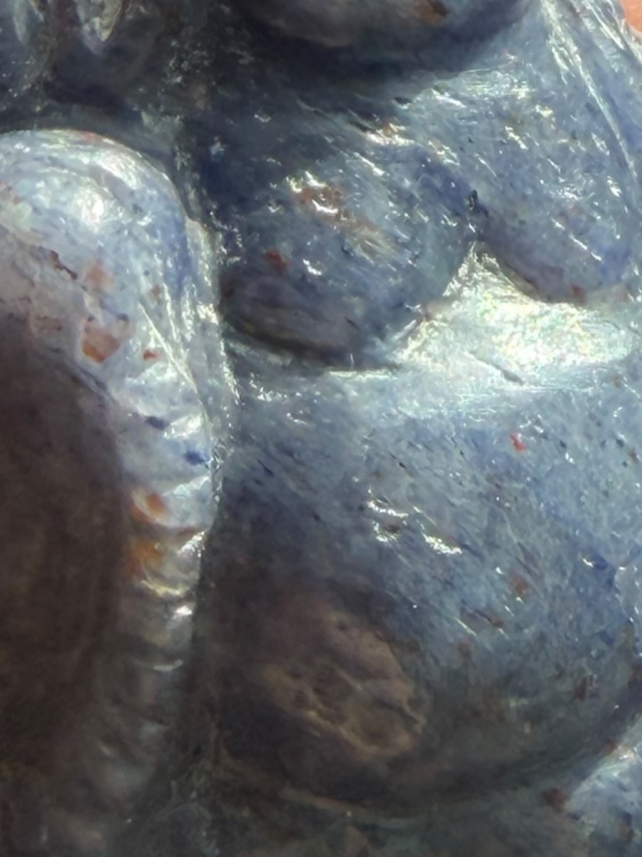 Blue Stone Laughing Buddha (budai)-photo-7