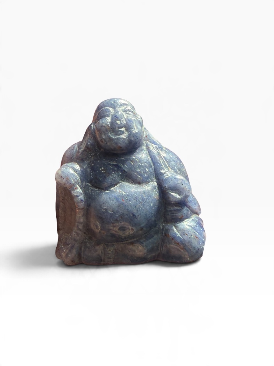 Blue Stone Laughing Buddha (budai)