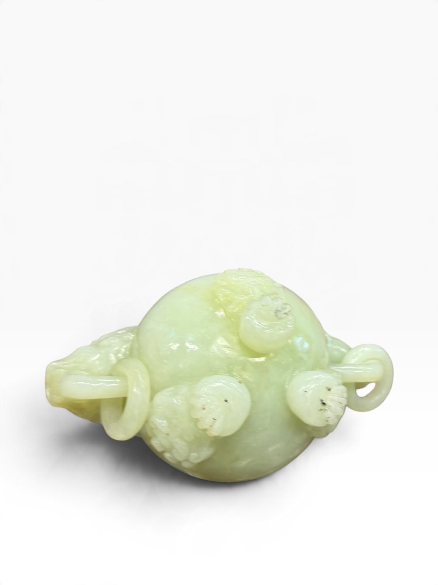 Important: Chinese Serpentine Incense Burner-photo-3