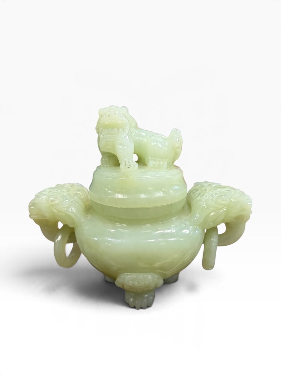 Important: Chinese Serpentine Incense Burner